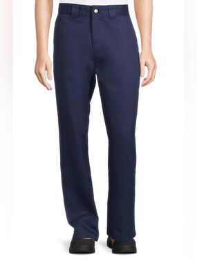 Brahma Navy Straight-Leg Chinos for Men